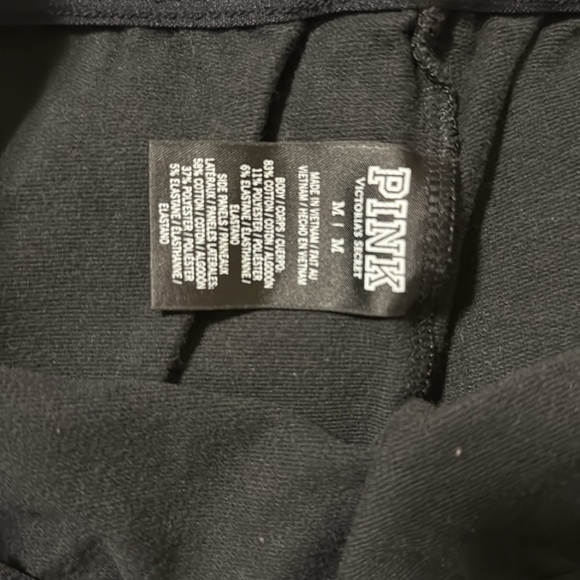 Victoria’s Secret PINK joggers, w/silver stripes size Medium - Picture 4 of 4